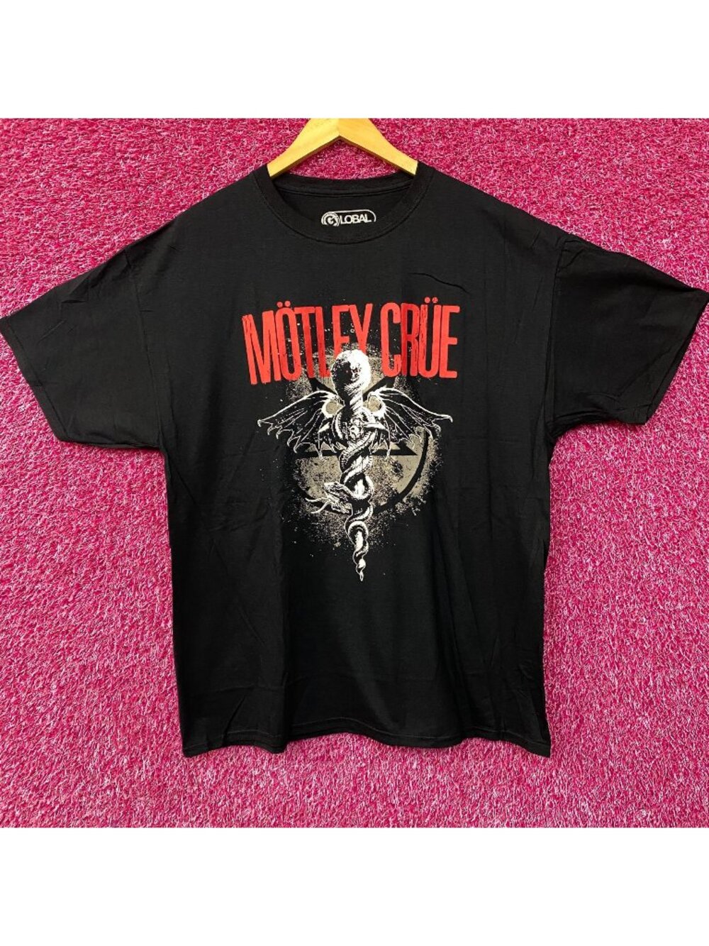 Motley Crue Dr Feel Good Album Cover Art Heavy Metal T-Shirt XL